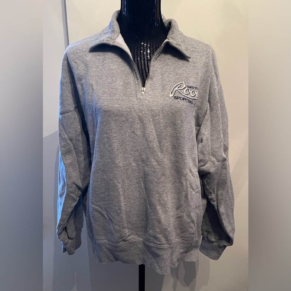 Vintage Roots Athletics Grey Sweatshirt Size Large